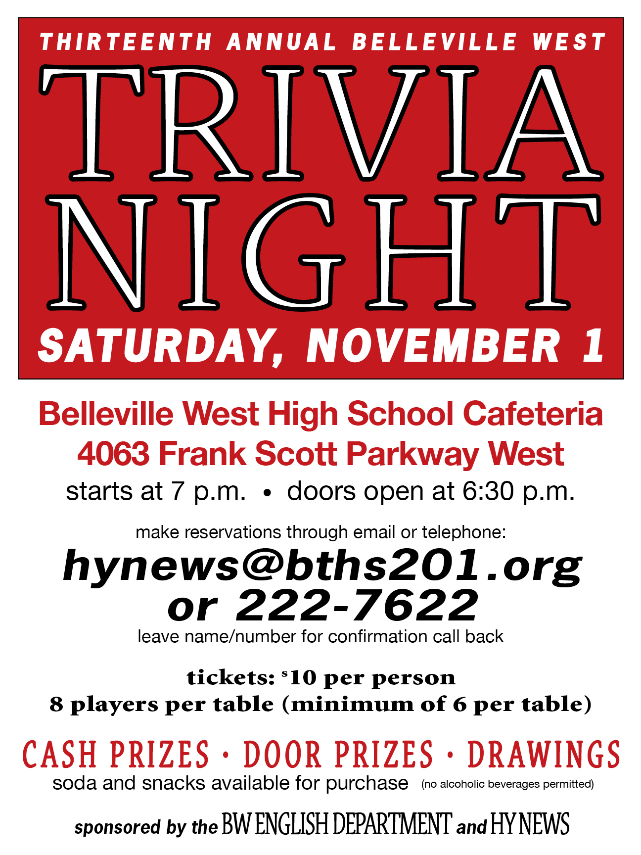 Trivia poster (18x 24)