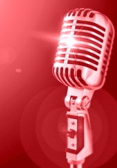 Poetry slam mic
