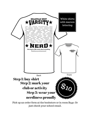 Varsity Nerd shirt