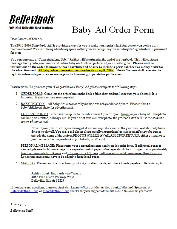 Bellevinois baby ad 1