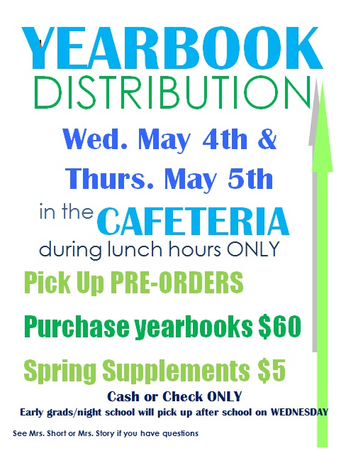 Yearbook distribution 2016