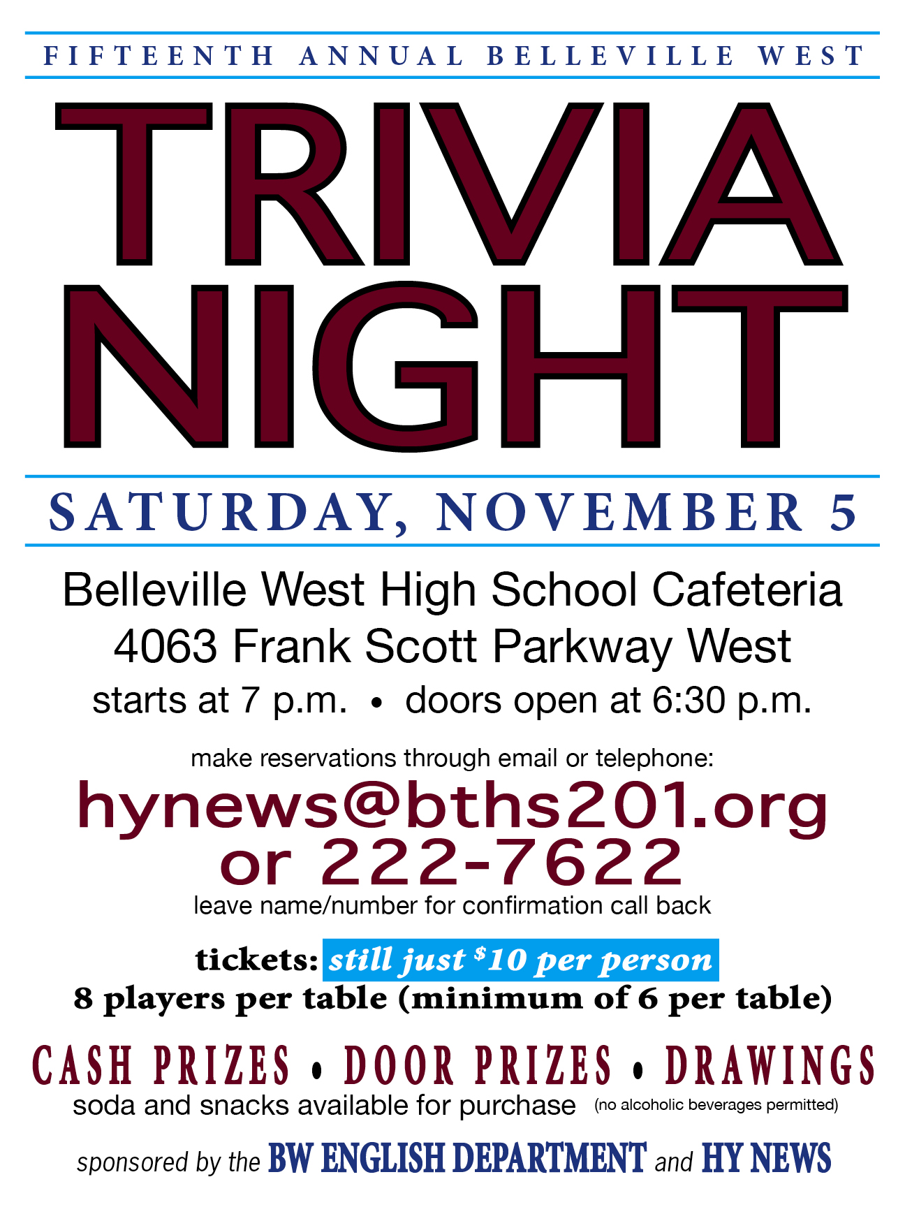 Trivia poster (18x 24)