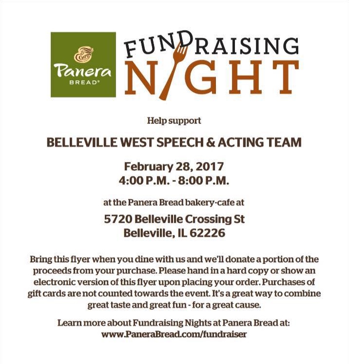 Speech team fundraister