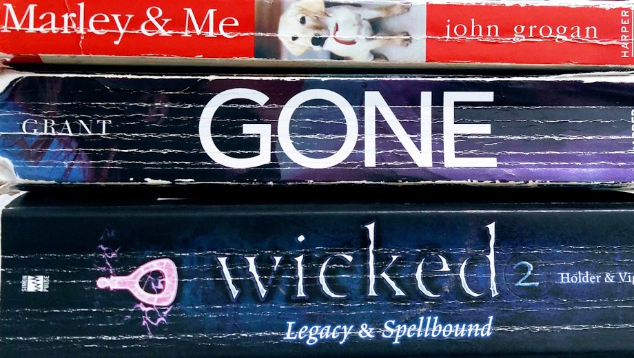 Book spine poetry 3b