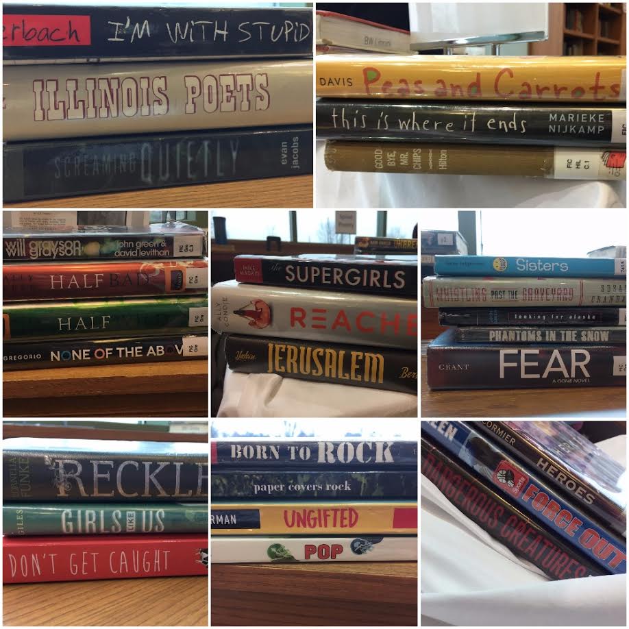 Johnson -- book spine poetry
