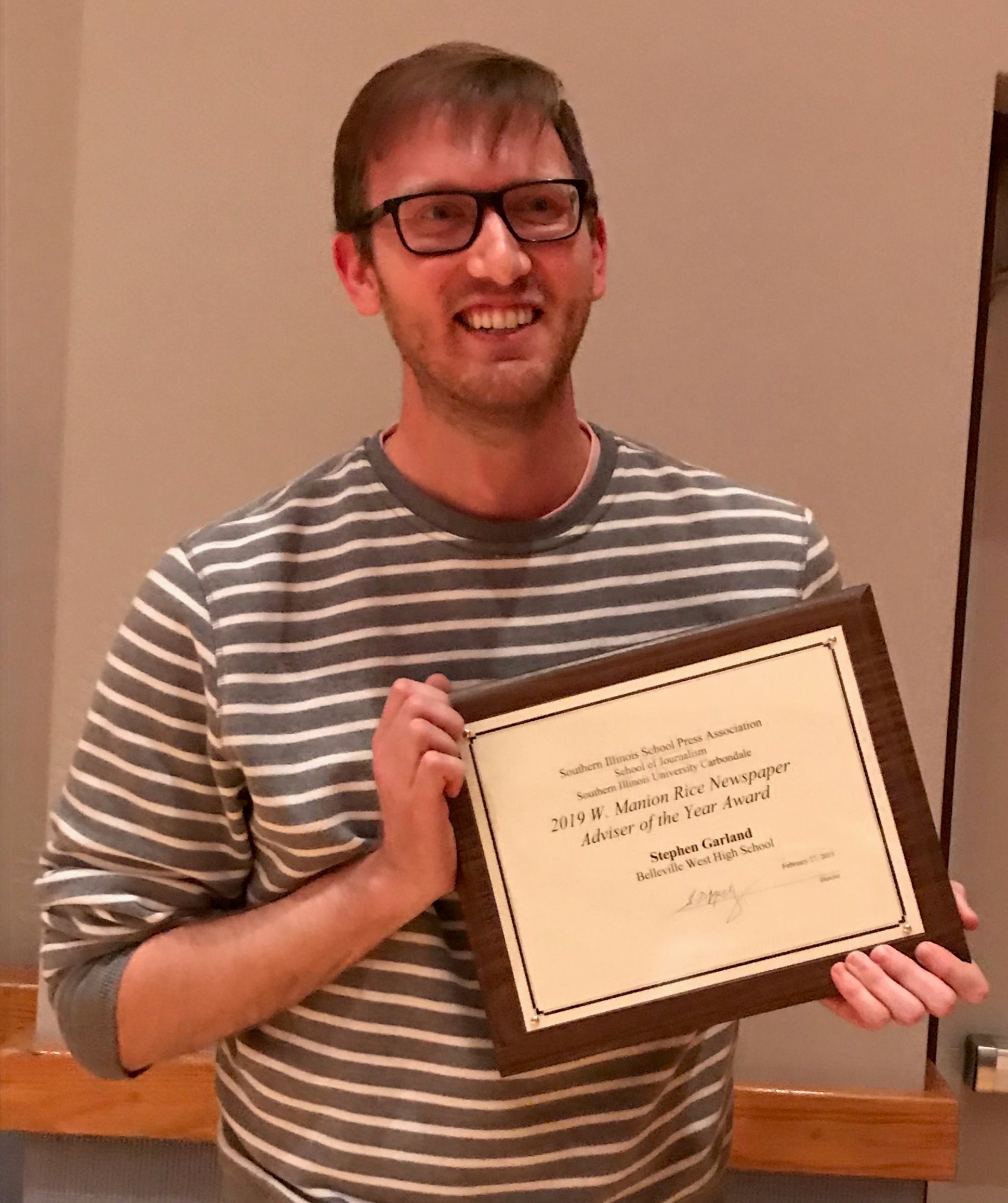 SISPA adviser of the year