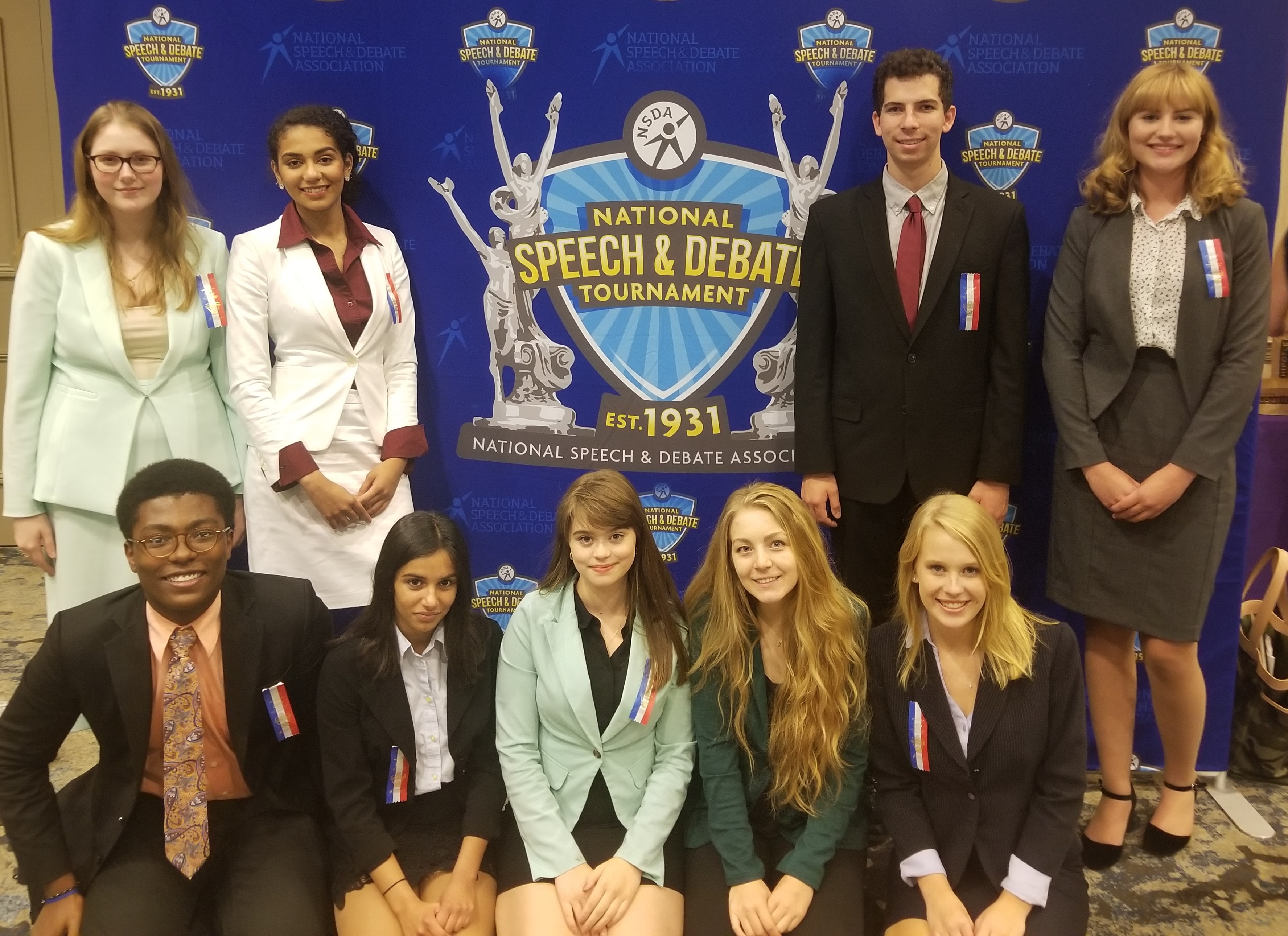 Speech Nationals 2019 team