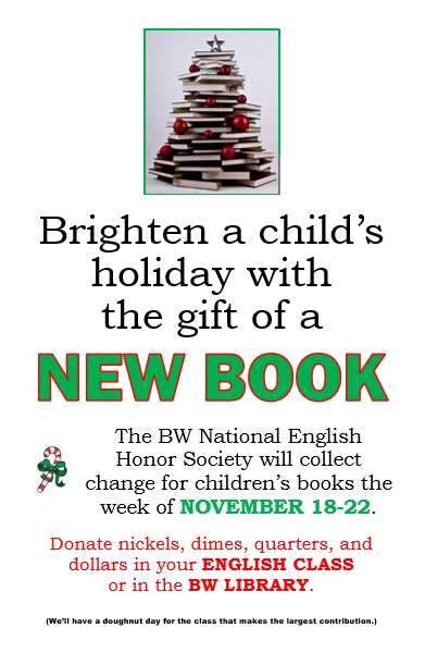 Book drive poster