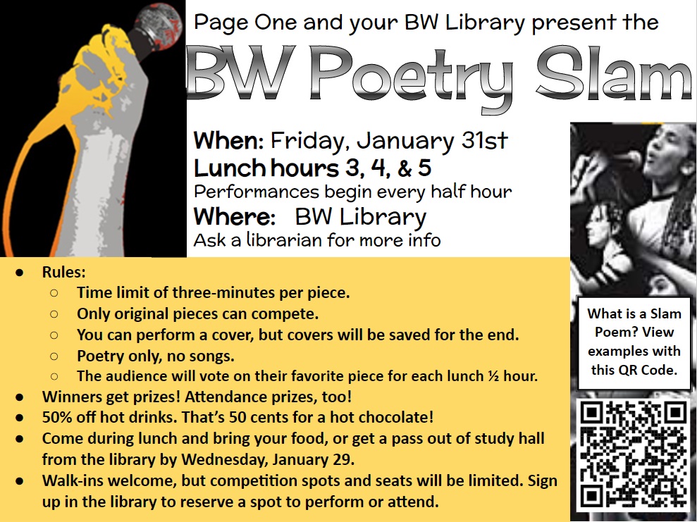 BW Poetry Slam info