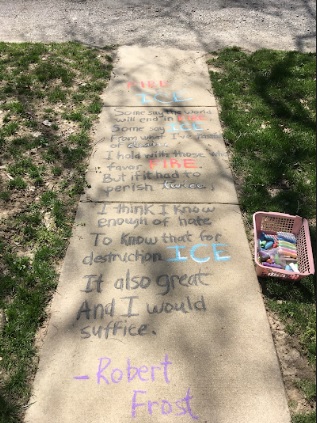 Sidewalk poetry 1
