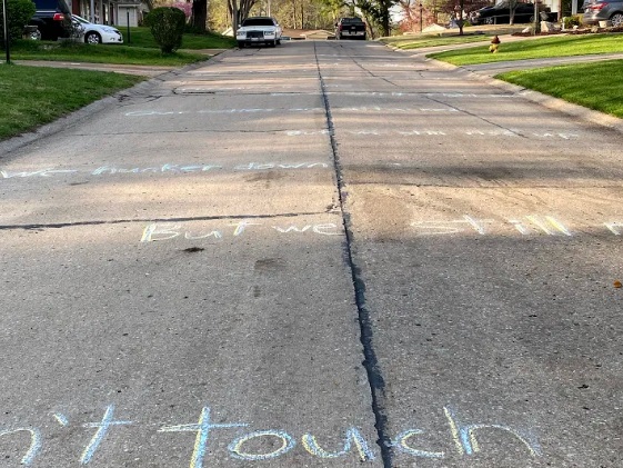 Sidewalk poetry 11