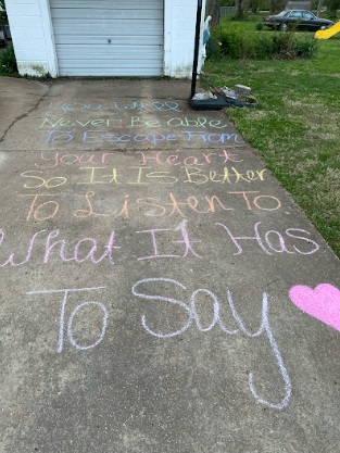 Sidewalk poetry 6