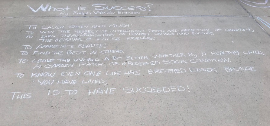 Sidewalk poetry 8