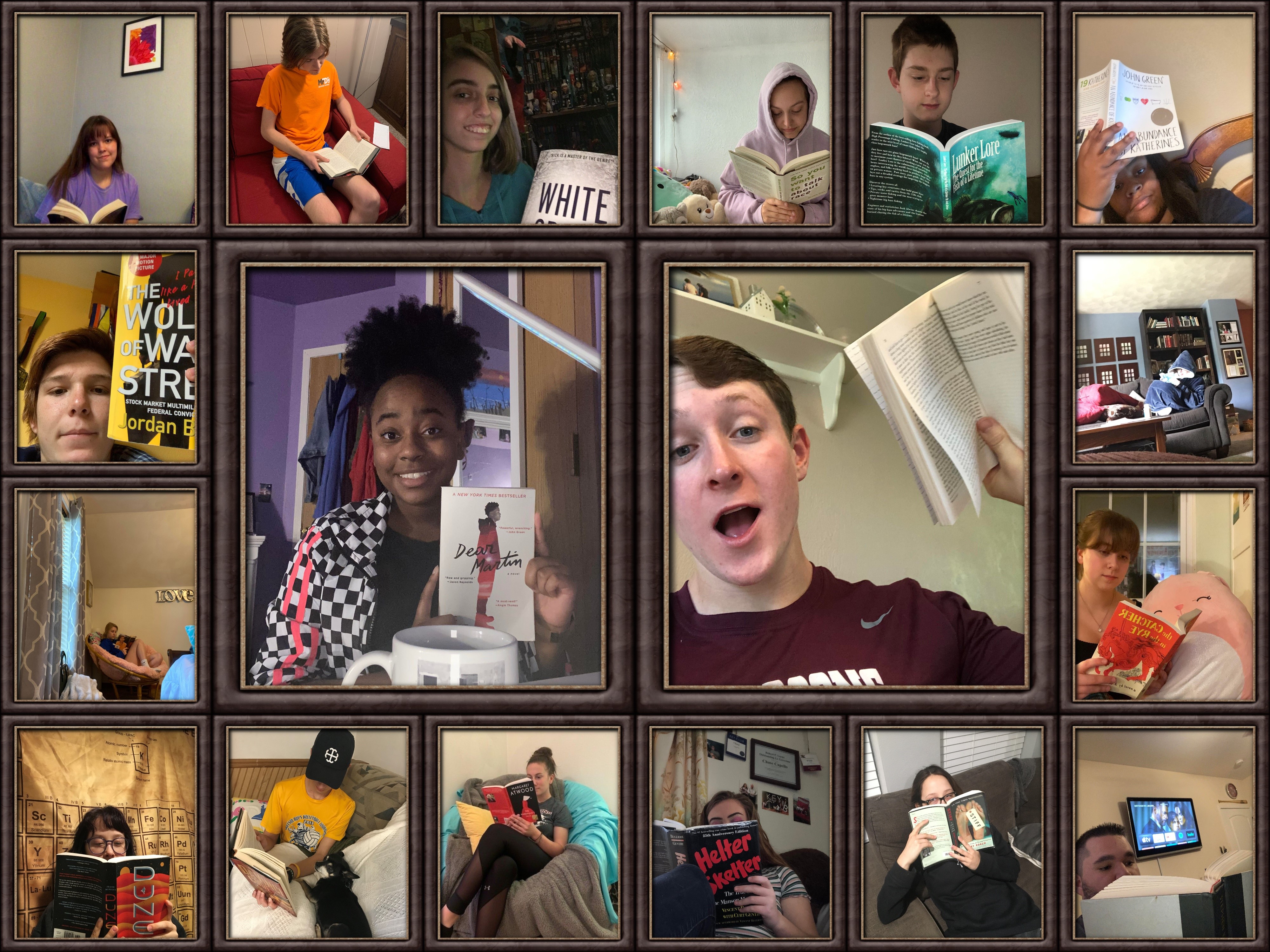 Mr. Brunner's virtual reading celebration 5.8.20