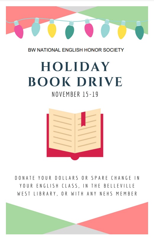 NEHS holiday book drive
