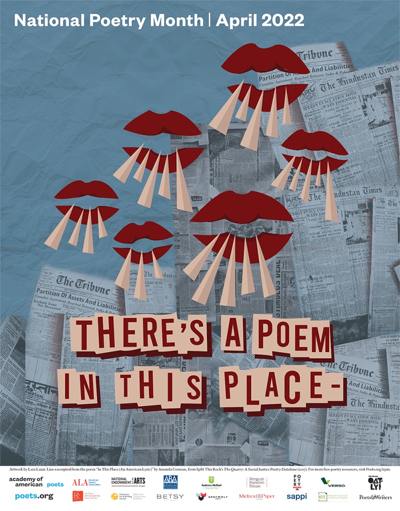2022 NATIONAL POETRY MONTH POSTER