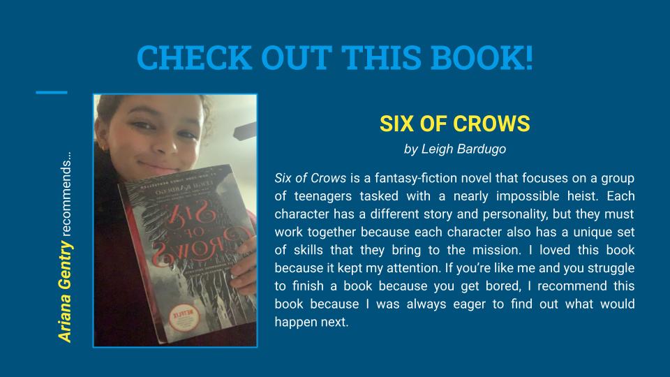 1.17.23 -- NEHS book recs
