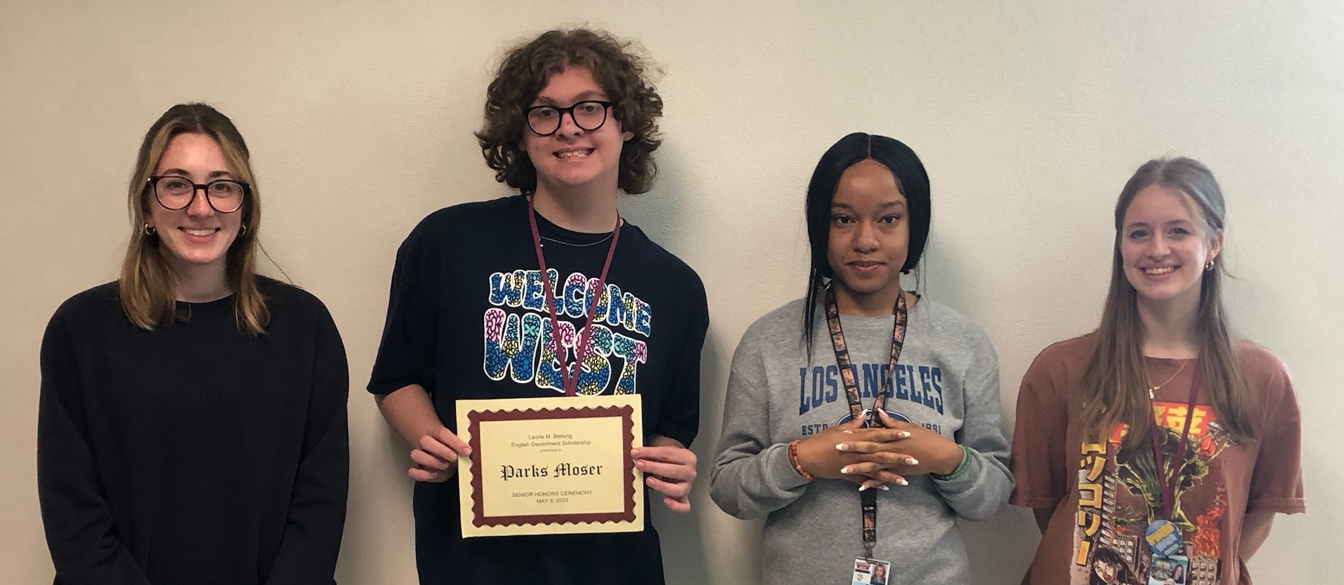 English scholarship recipients 2024