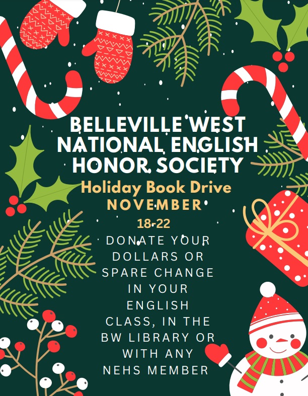 NEHS Book Drive 3