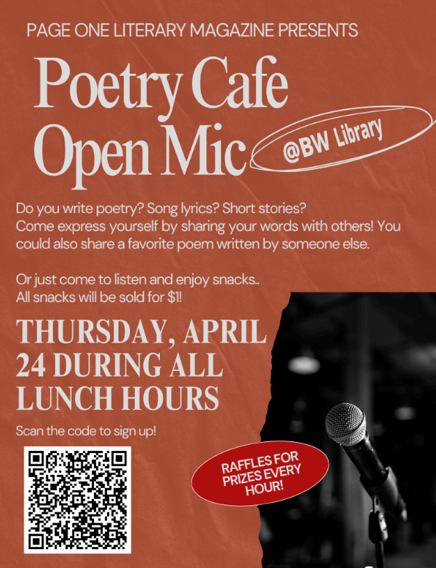 Page One open mic 2025