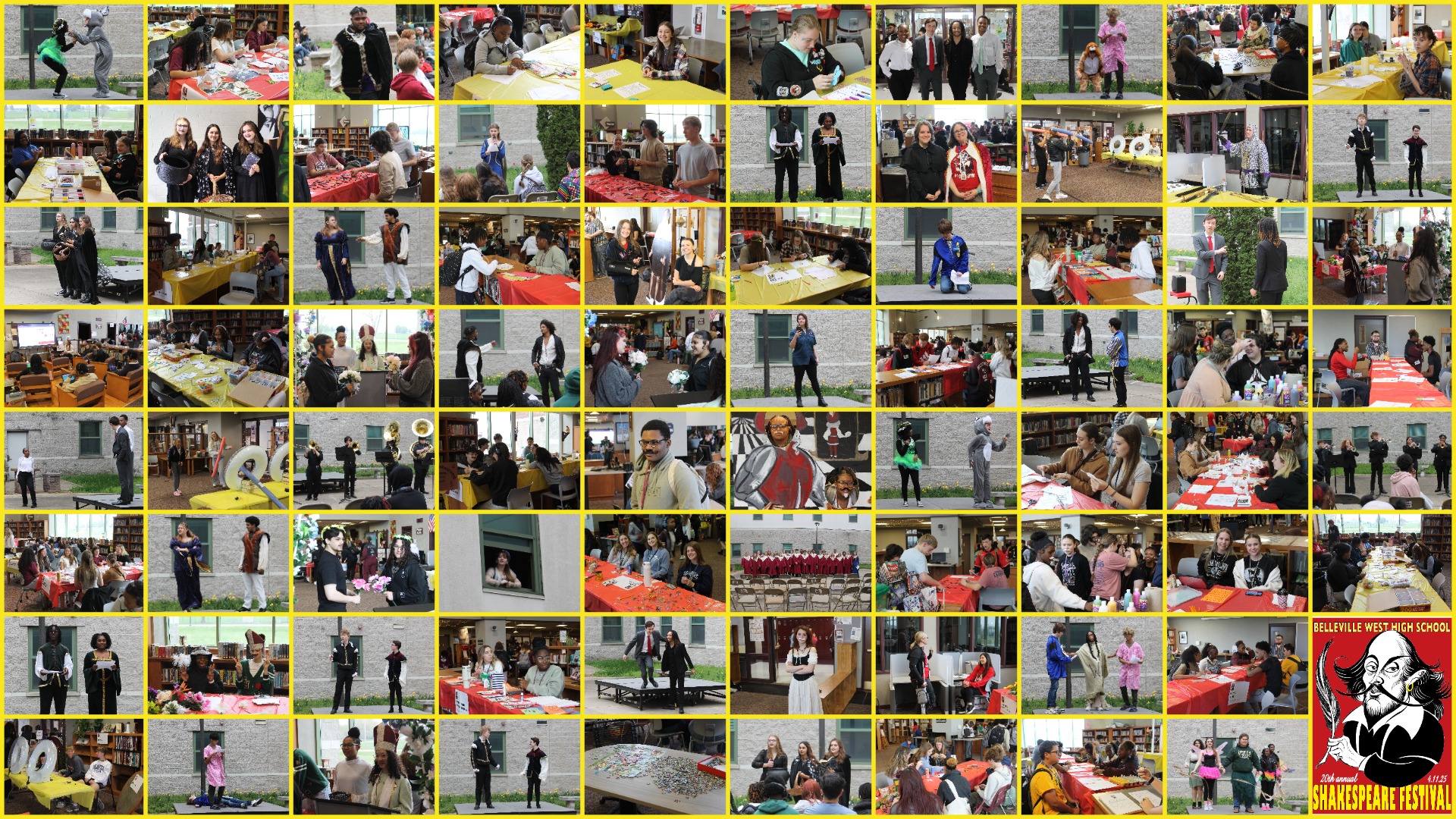 Shakespeare 2025 collage